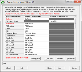 01 Transaction Pro Import Wizard screenshot 4