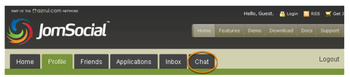 123 Flash Chat Module for Jomsocial screenshot