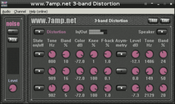 3-band Distortion screenshot
