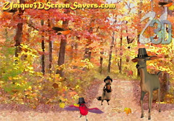 3D Woodland Thanksgiving screenshot