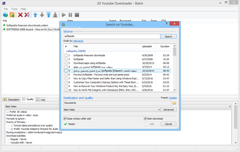 3D Youtube Downloader-Batch screenshot 3