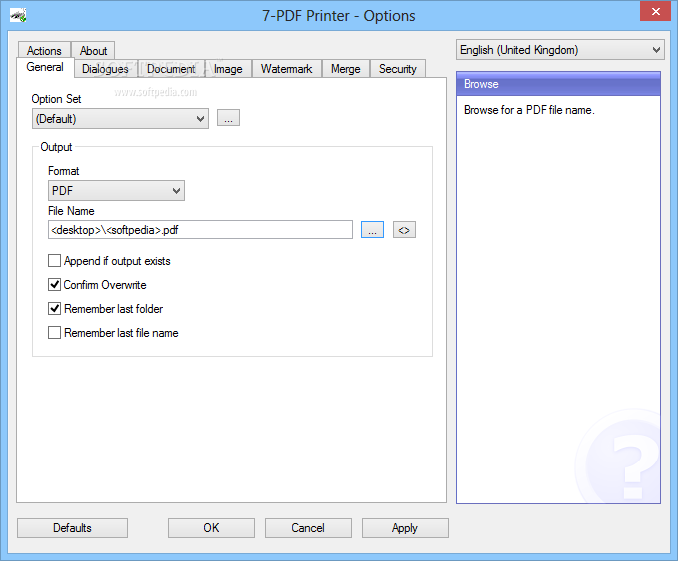 pdf printer free download for windows 7
