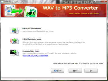 A-PDF WAV to MP3 Converter screenshot