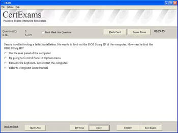 A+ Practical Exam Simulator screenshot