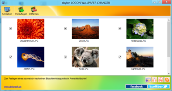 abylon LOGON-WALLPAPER-CHANGER screenshot