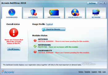 Acronis Antivirus screenshot 3