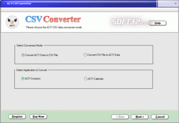 ACT-CSV Converter screenshot 2