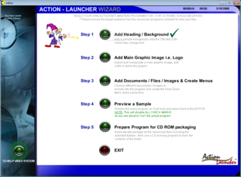 Action-Launcher Wizard screenshot