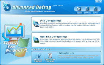 Advanced Defrag screenshot