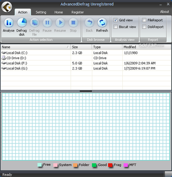 Advanced Defrag screenshot 3