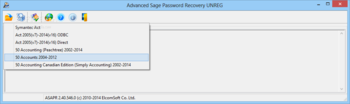 Advanced Sage Password Recovery screenshot 2