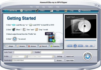 Aiseesoft Blu-ray to MP4 Ripper screenshot 2