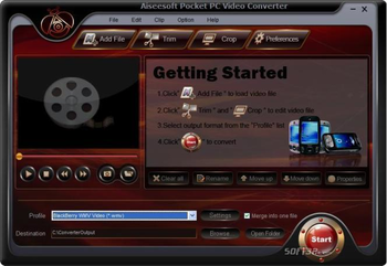 Aiseesoft Pocket PC Video Converter screenshot 3
