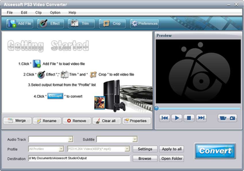 Aiseesoft PS3 Video Converter screenshot