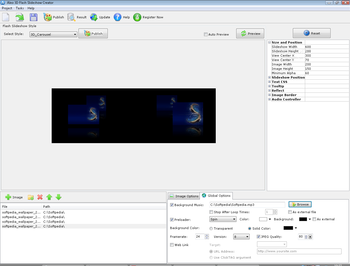 Aleo 3D Flash Slideshow Creator screenshot 3