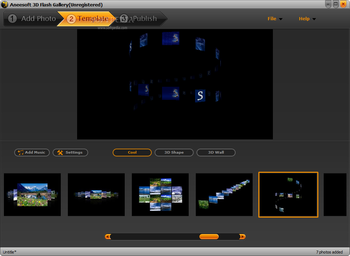 Aneesoft 3D Flash Gallery screenshot 2