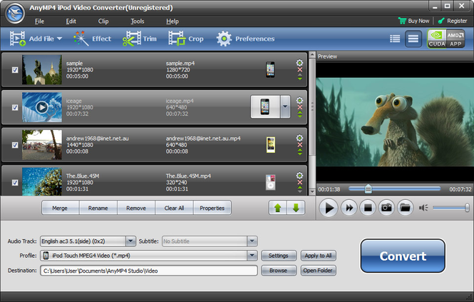 anymp4 video converter add subtitles
