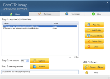 ArticuCAD DWG DXF to Image Converter screenshot