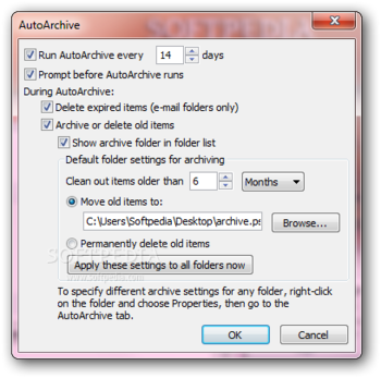 AutoArchive Now screenshot 2