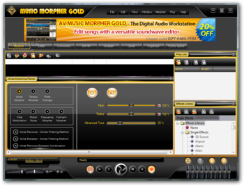 AV Music Morpher Gold screenshot