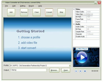 AVI to Video Converter screenshot 3