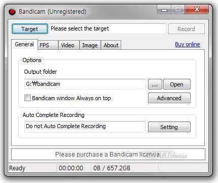 how long can you record with bandicam free