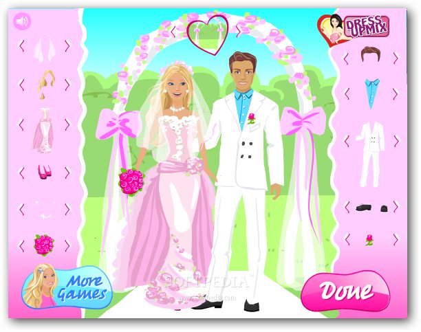 barbie wedding car