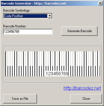 Barcodez Barcode Generator screenshot