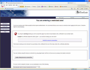 BarracudaDrive Pro Web Server screenshot 3