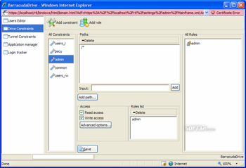 BarracudaDrive Pro Web Server screenshot 5