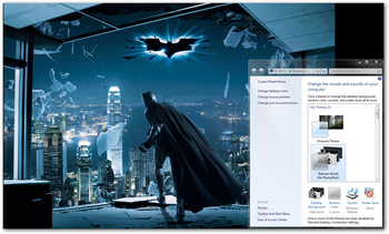 Batman World Windows Theme screenshot