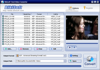 Bikisoft PSP Video Converter screenshot 3