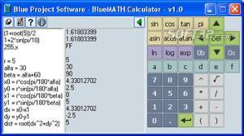 BlueMATH Calculator screenshot 2