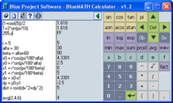 BlueMATH Calculator screenshot 3