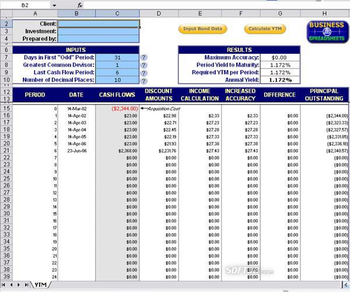 Bond Yield Calculator screenshot 2