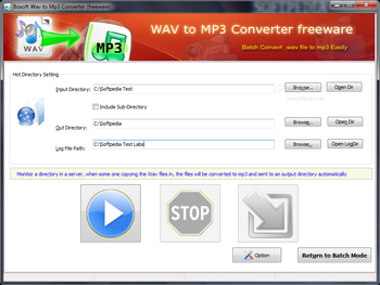 Boxoft WAV to MP3 Converter screenshot 3