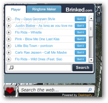 Brinked Ringtone Maker screenshot