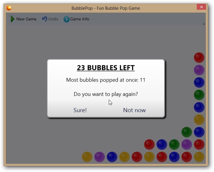 bubble pop game rules