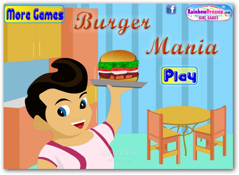 papa burger mania game