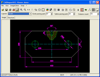 CAD Import VCL screenshot