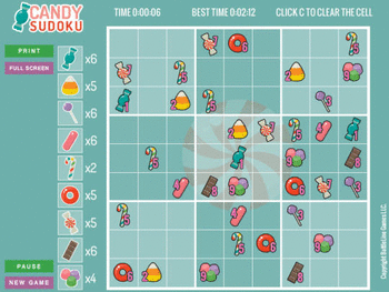 Candy Sudoku screenshot