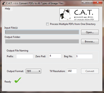 C.A.T. PDF to Image Converter screenshot