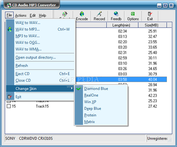 CD Audio MP3 Converter screenshot 2