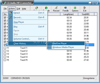 CD Audio MP3 Converter screenshot 3