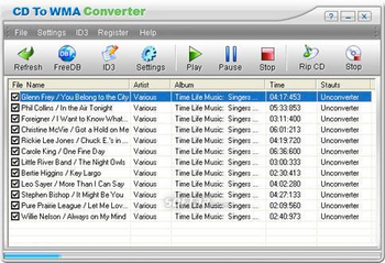 CD To WMA Converter screenshot 2