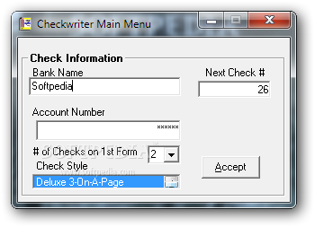 CheckWriter by Citrusware screenshot 5