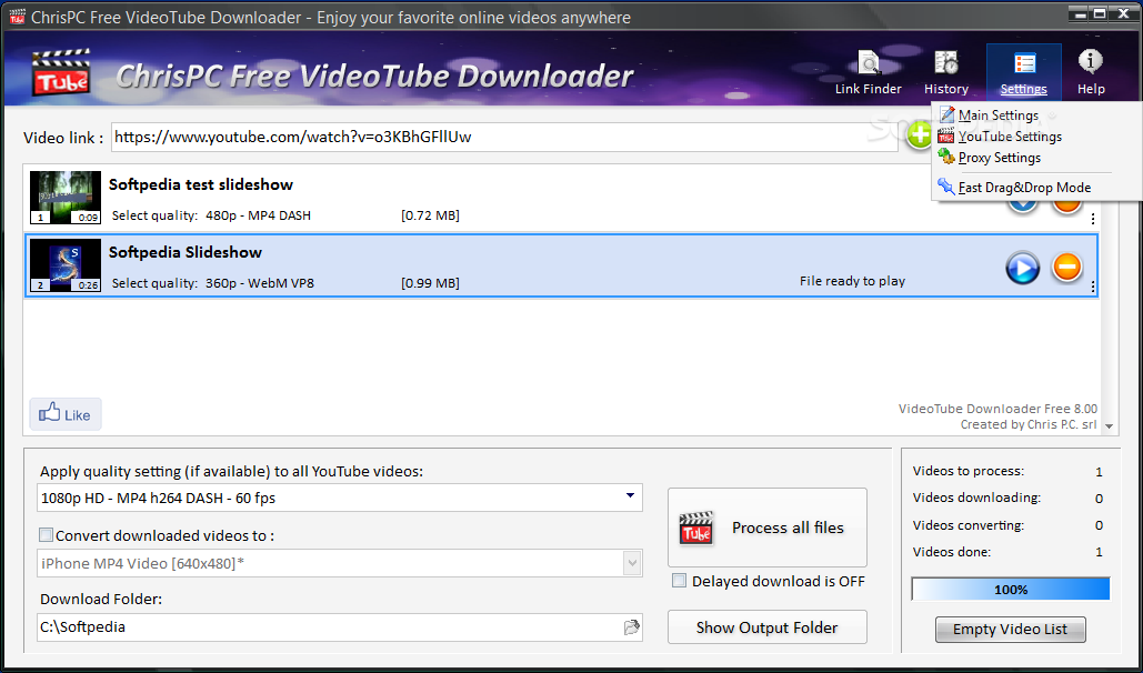 ChrisPC VideoTube Downloader Pro 14.23.0616 download the new version for windows
