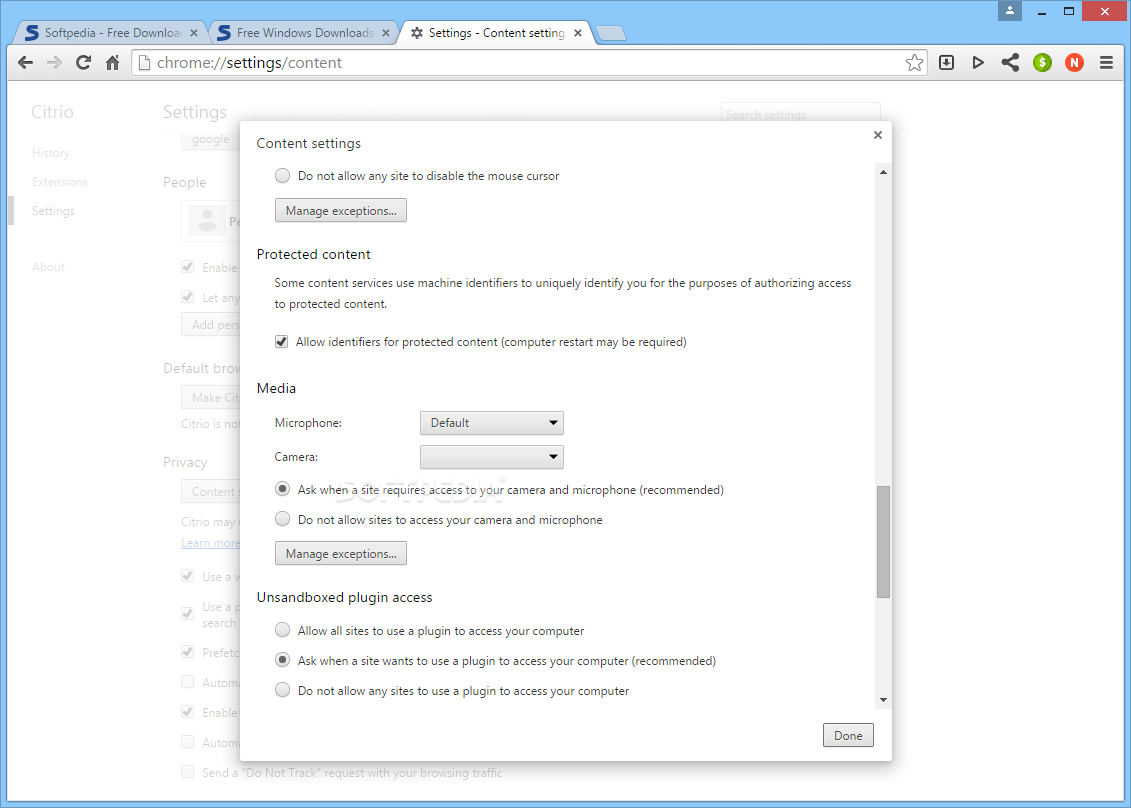 citrio torrent config