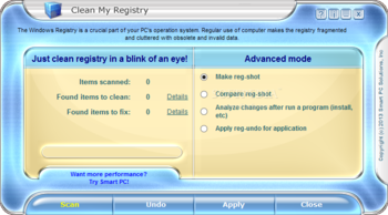 Clean My Registry screenshot
