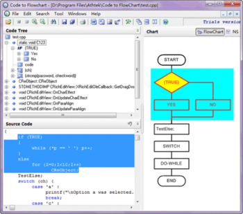 Code To FlowChart Converter - Download Free with Screenshots and Review